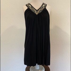 Mini jeweled neck dress. Gently worn